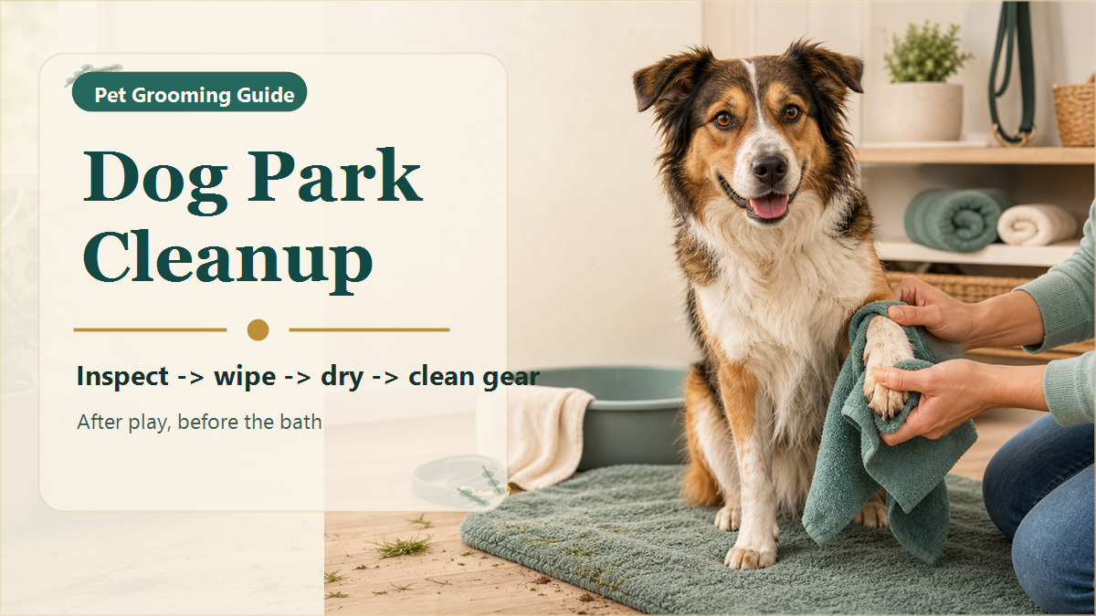Dog Grooming After Dog Park