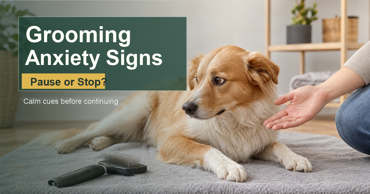 Dog Grooming Anxiety Signs to Watch For