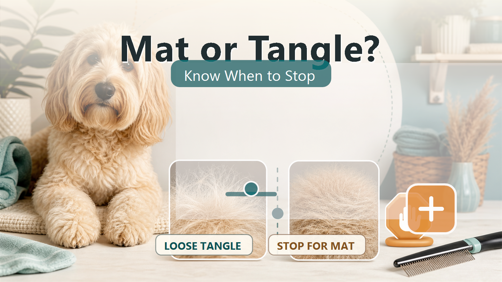 Dog Matting vs Tangles: How to Tell the Difference