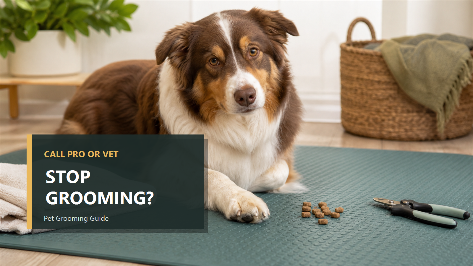 When to Stop Grooming and Call a Pro