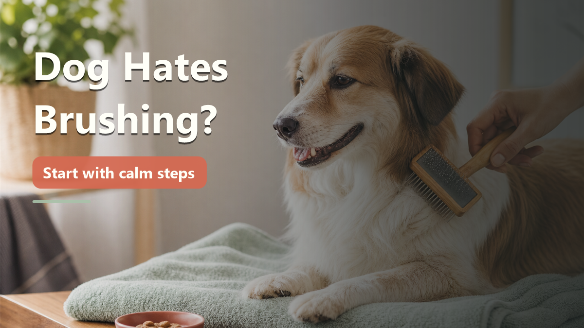 How to Brush a Dog That Hates Being Brushed