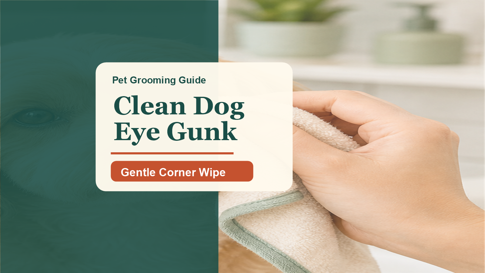 How to Clean Dog Eye Gunk Safely