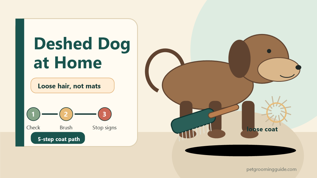 How to Deshed a Dog at Home Safely