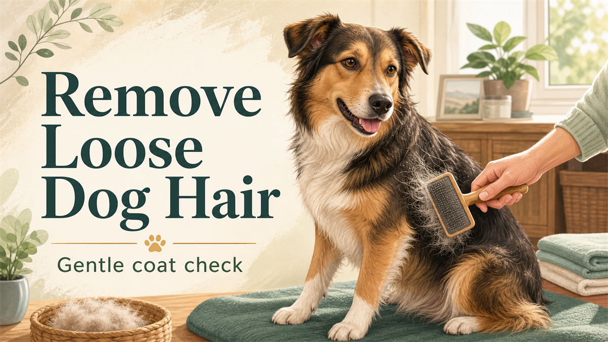 How to Remove Loose Dog Hair at Home