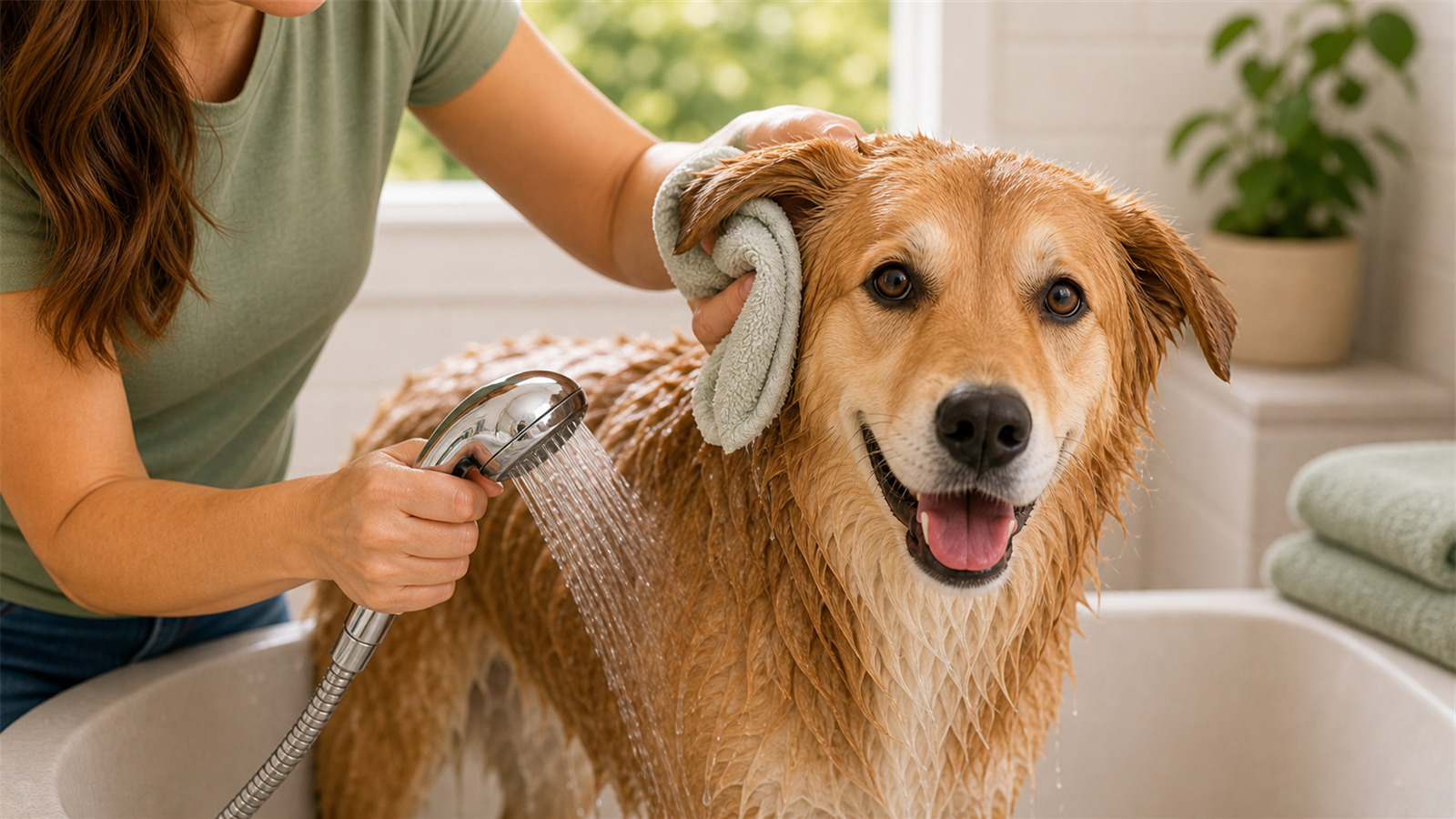 How to Protect Dog Ears During a Bath